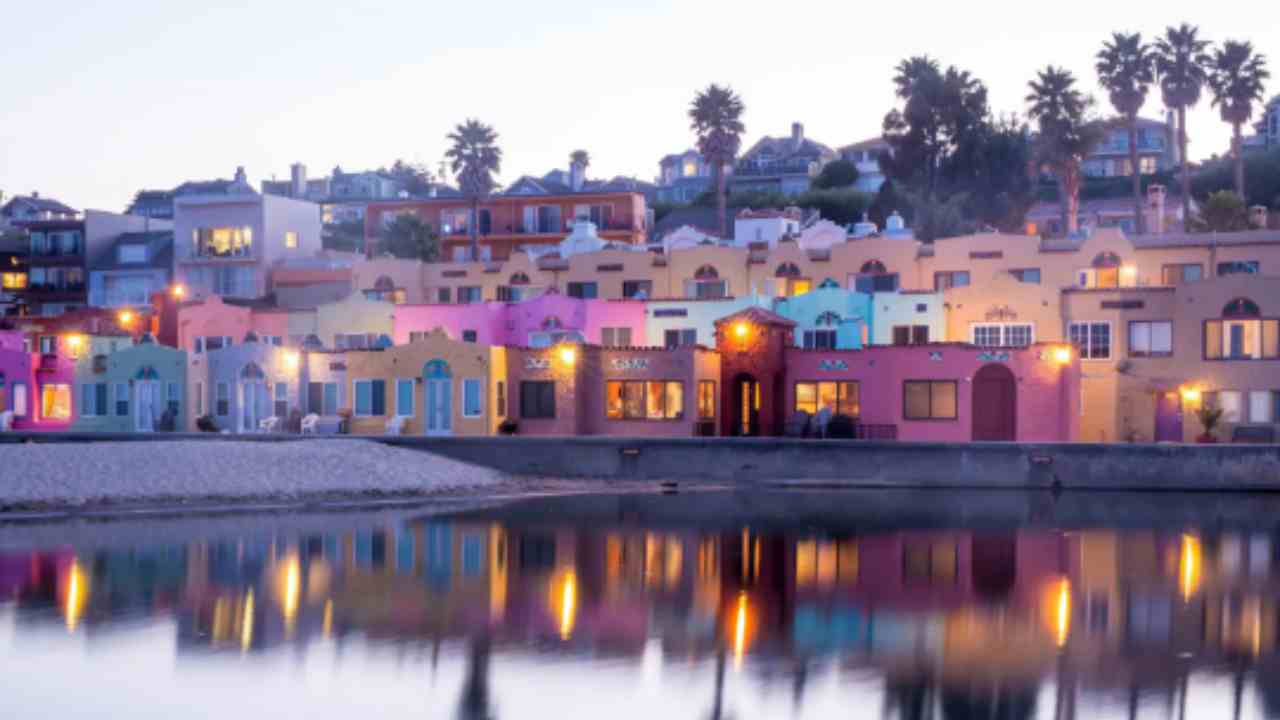 Capitola in California paesaggio suggestivo