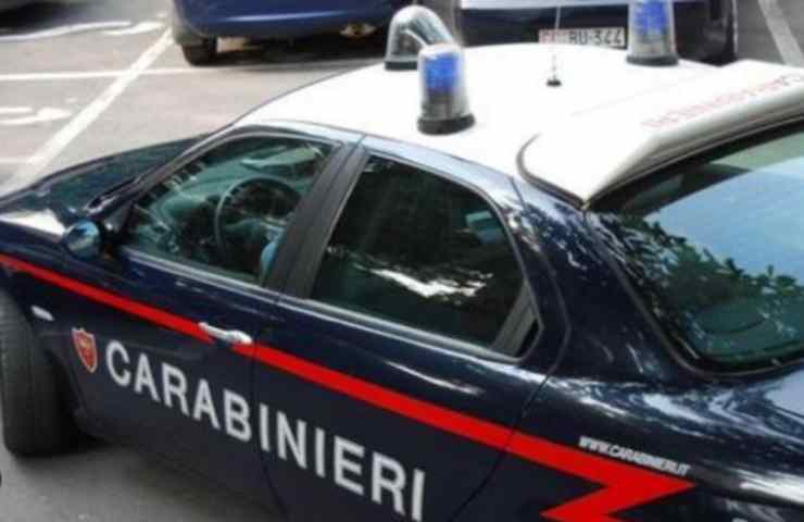 Carabinieri sul luogo tragedia