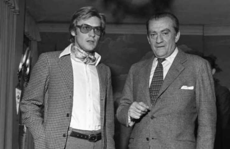Helmut Berger con Luchino Visconti