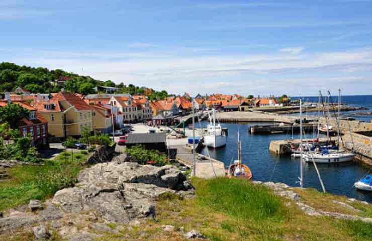 Isola Borholm in Danimarca