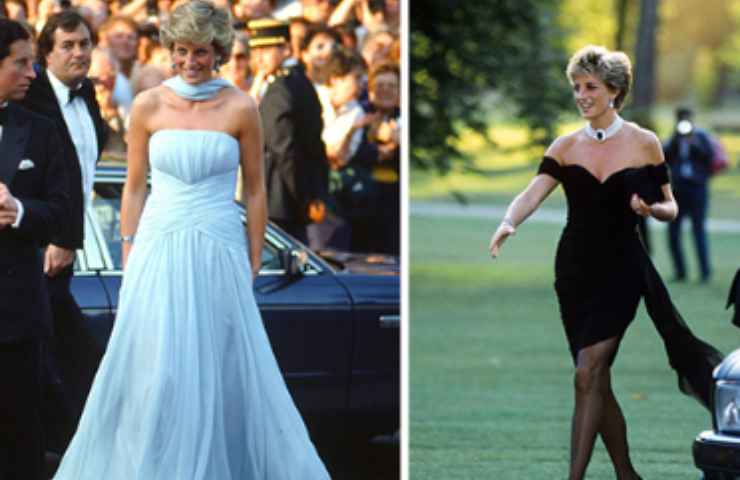 Lady Diana con gli abiti di Oldfield)