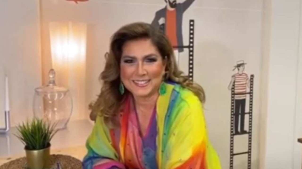 Romina Power nella sua casa